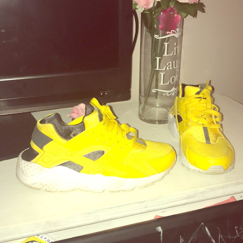 Yellow Nike Huaraches